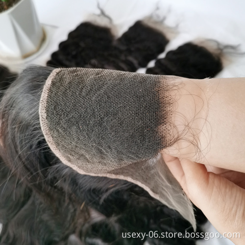 Bundles virgin hair with frontals,virgin hair bundles with lace closure,360 mink human hair bundles with hd lace frontal closure